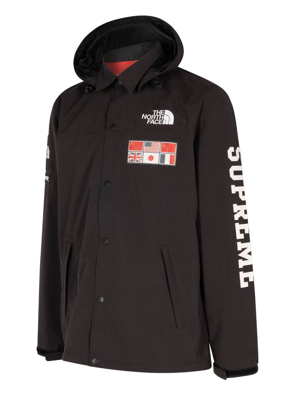 Shop Supreme X The North Face Expedition Coaches Jacket In Black