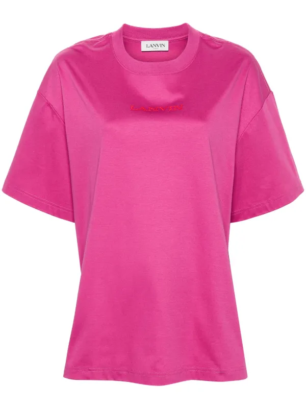 Lanvin ロゴ Tシャツ | ピンク | FARFETCH JP