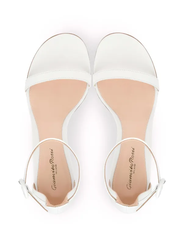 Gianvito Rossi Gaeta 45mm サンダル | ホワイト | FARFETCH JP