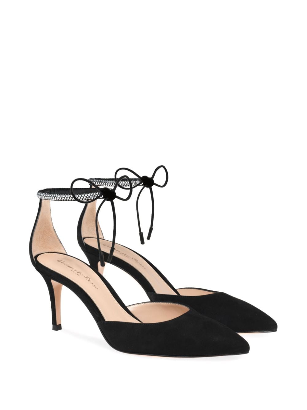 Shop Gianvito Rossi 70mm Montecarlo D'orsay Pumps In Black