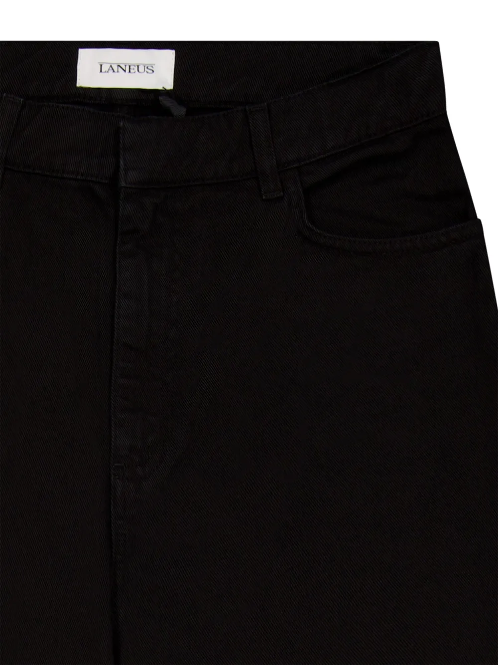 Laneus Broek met logopatch Zwart