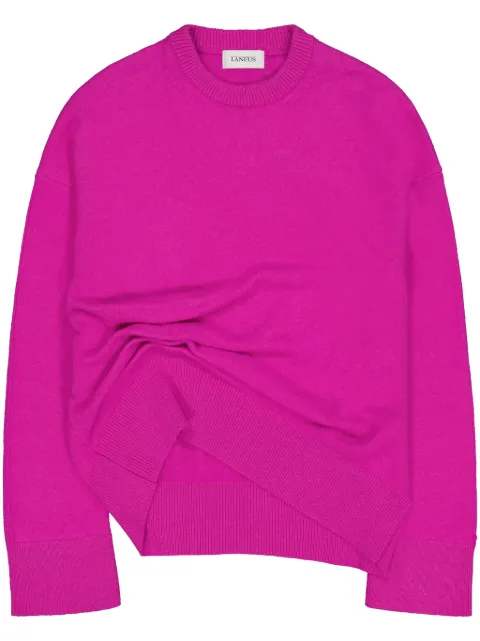 Laneus ruched-detailing jumper 