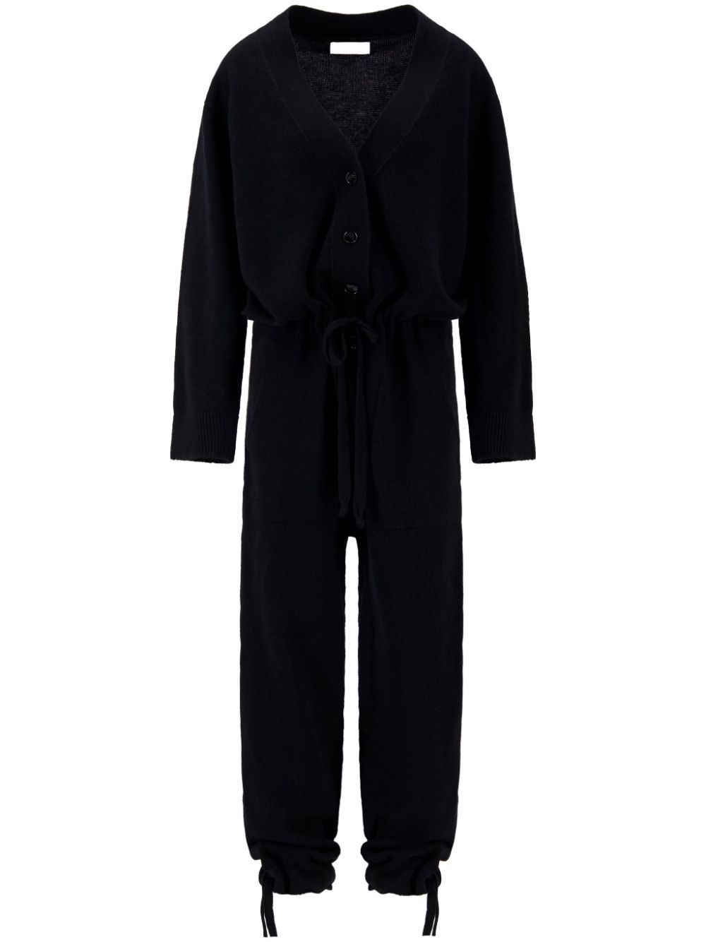 button-fastening jumpsuit