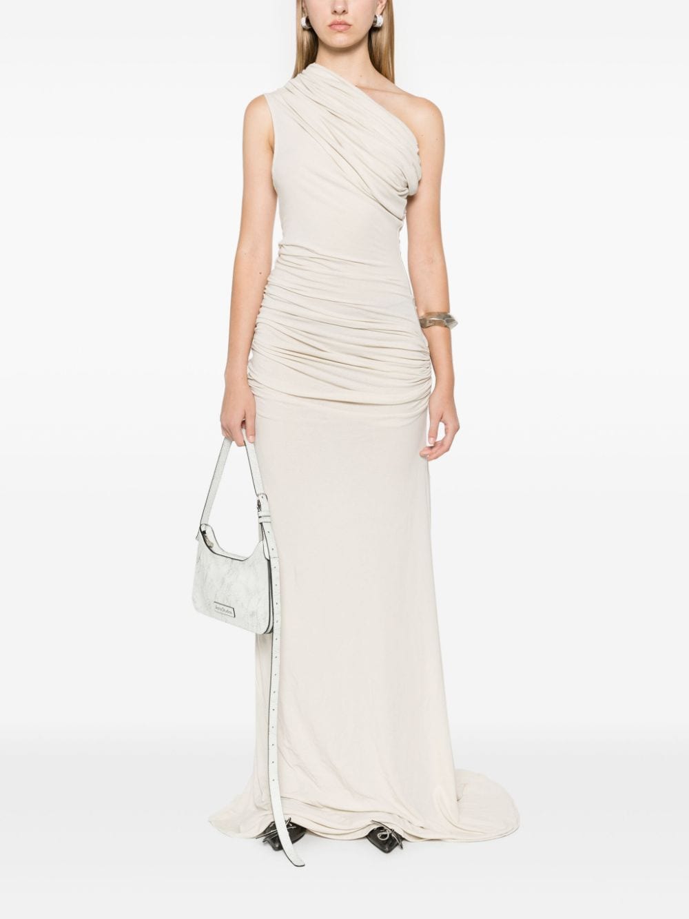 ENTIRE STUDIOS Pillar maxi-jurk - Beige