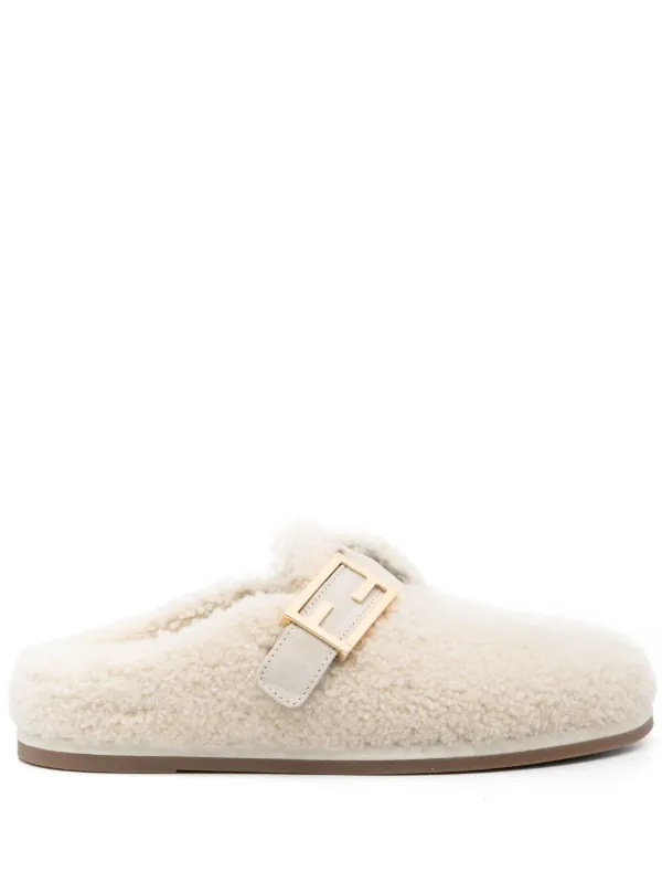 24AW new/FENDI シアリングプラットフォームミュール Mule Beige 24AW new/FENDI シアリングプラットフォームミュール Mule Beige