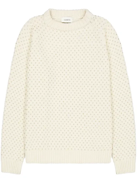 Laneus textured-finish jumper 