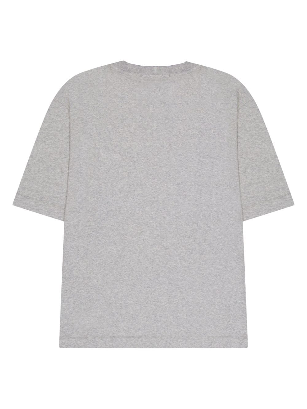 Laneus embroidered jersey t-shirt - Grijs