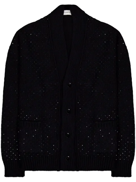 Laneus cardigan à strass