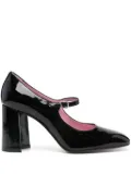 Carel Paris 75mm leather pumps - Black