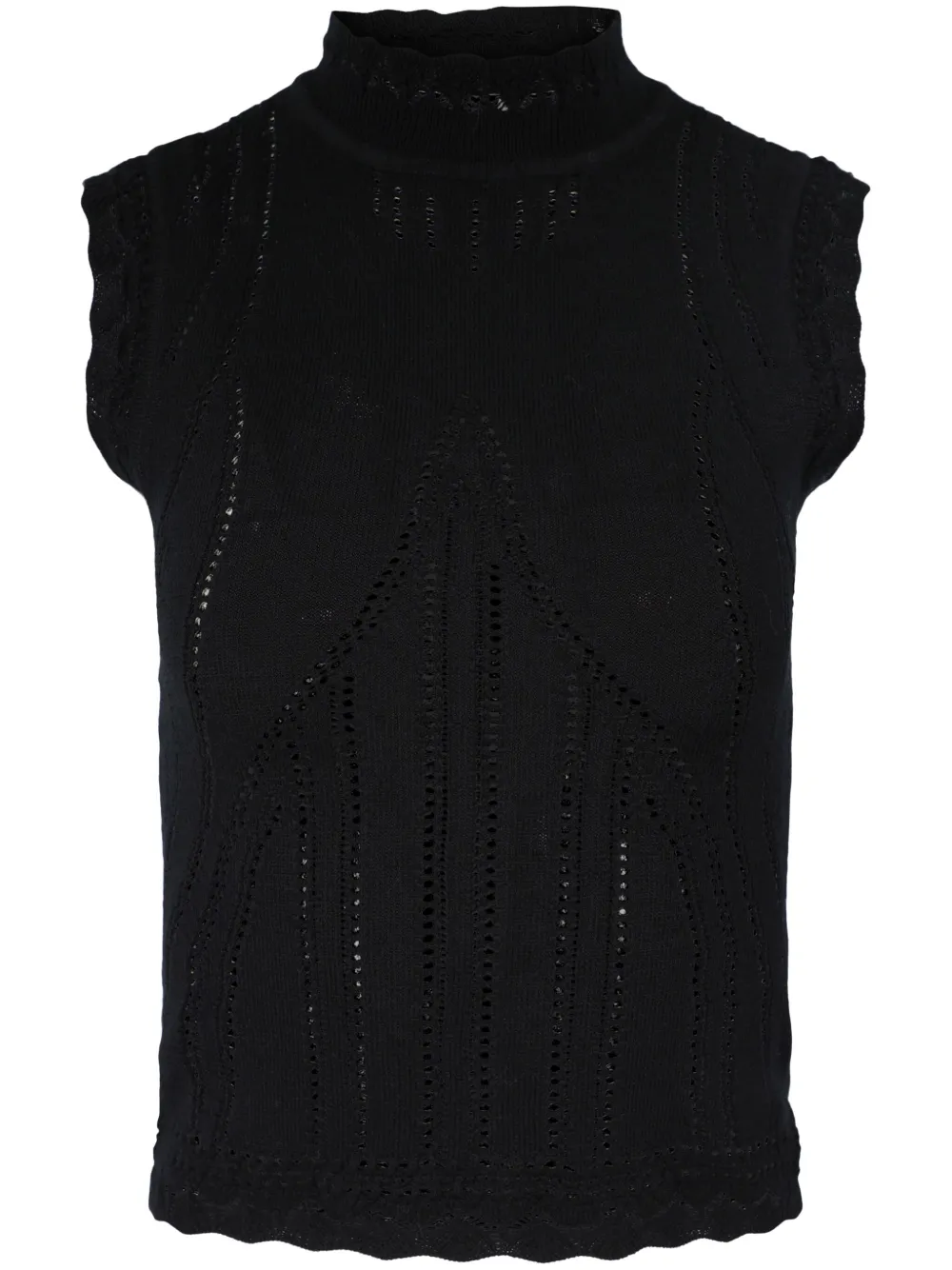 Sea Paxton gebreide top Zwart