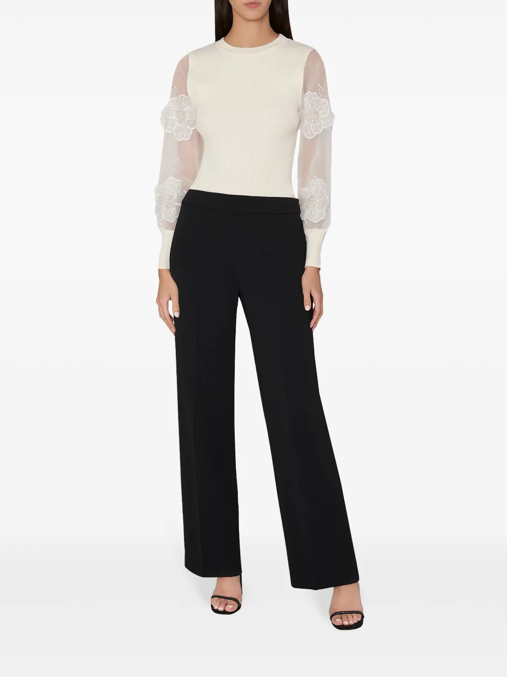 Milly Natia crêpe broek - Zwart