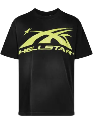 HELLSTAR Sports Gel ロゴ Tシャツ | ブラック | FARFETCH JP
