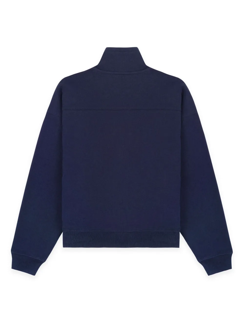 Sporty & Rich logo-print cotton sweatshirt - Blauw