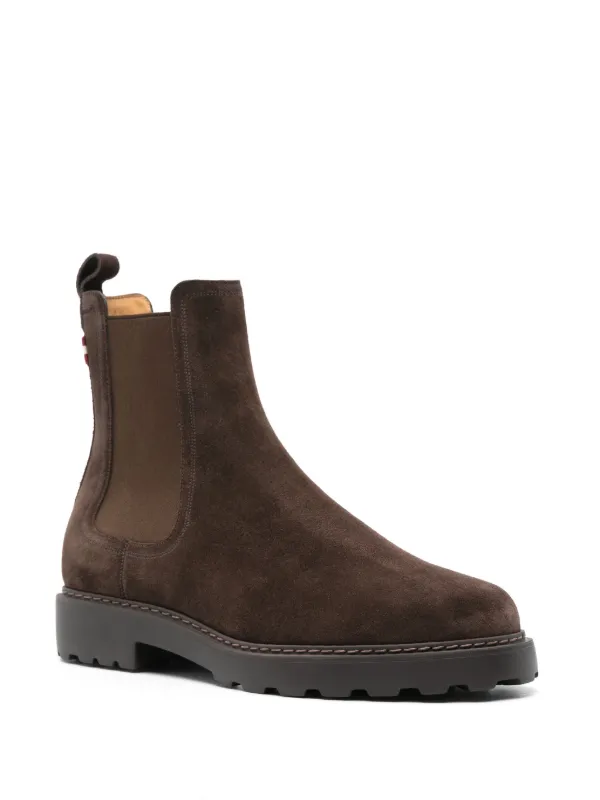 Bally スエード チェルシーブーツ | ブラウン | FARFETCH JP