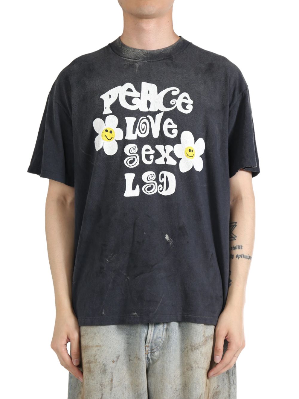 Peace cotton t-shirt