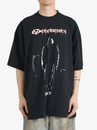 【VETEMENTS】ブラック Reaper Tシャツ VETEMENTS - Unisex Reaper Regular T-shirt – Atelier New York