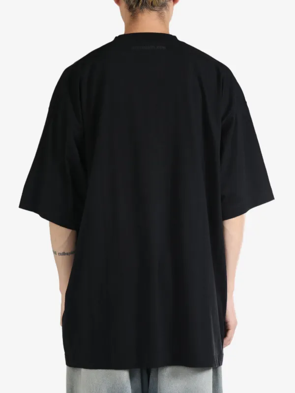 Vetements Black Oversized T-Shirt hotsell