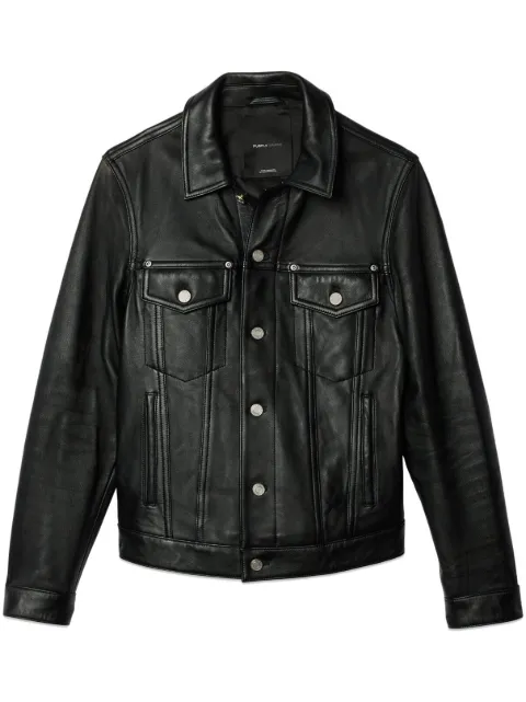 Purple Brand leather jacket