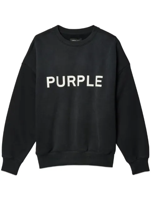 Purple Brand logo-print sweatshirt