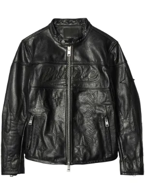 Auralee ジップアップ レザージャケット | ブラック | FARFETCH JP Auralee ジップアップ レザージャケット | ブラック | FARFETCH JP