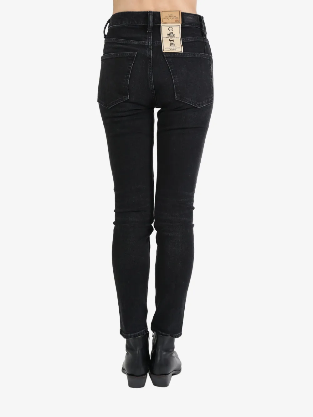 Polo Ralph Lauren logo-patch skinny jeans Zwart
