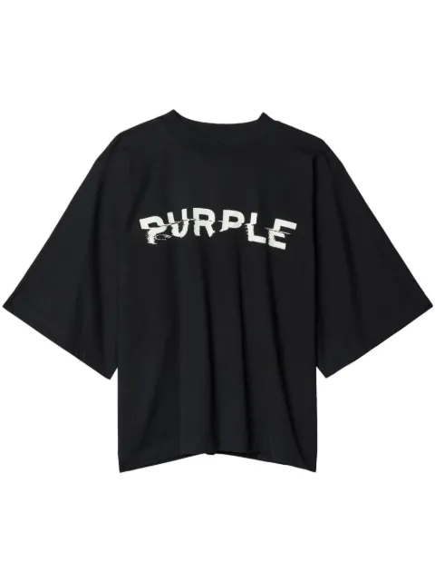 Purple Brand Distorted Wordmark T-shirt