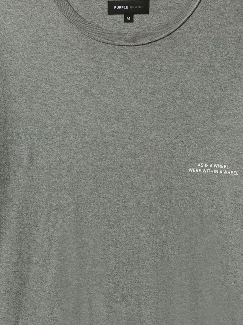 Purple Brand Radial Wordmark T-shirt - Grijs