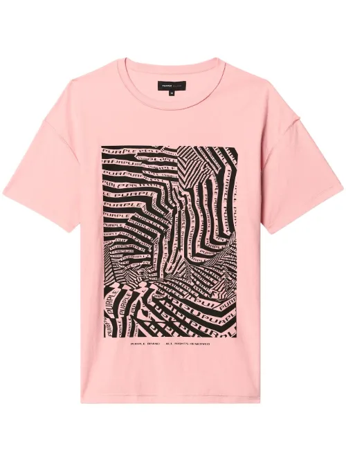 Purple Brand t-shirt OP-Art - Rose - Purple Brand - Modalova