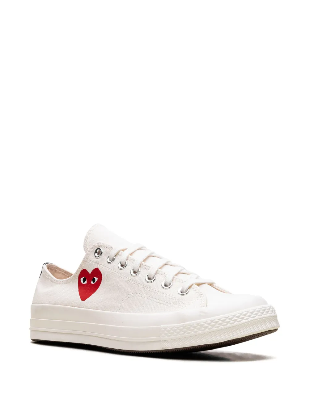 Comme Des Garçons Play x Converse Chuck 70 "Milk Black Red" White