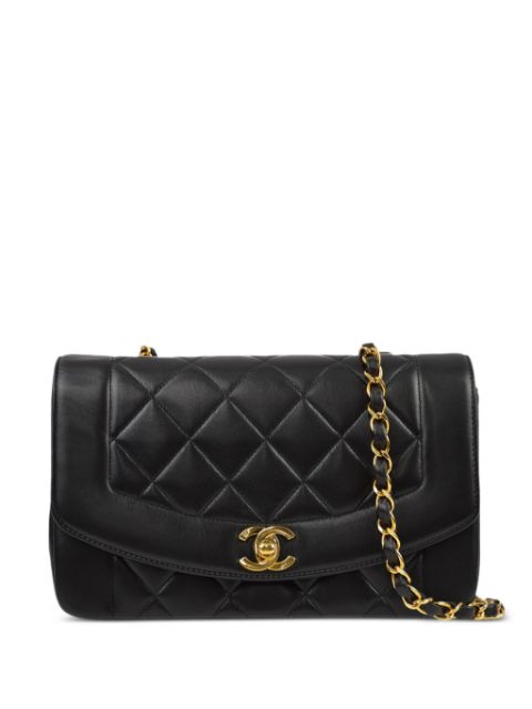 HOT SALE CHANEL 1995 small Diana shoulder bag Women