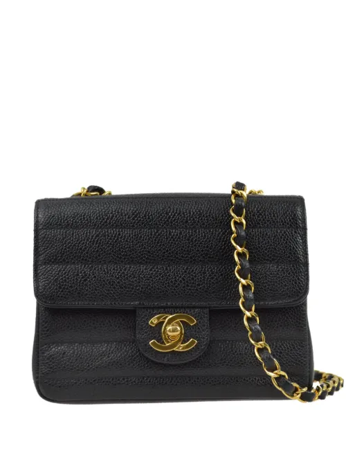 Mini sac porté épaule carré Classic Flap (1995) - CHANEL Pre-Owned - Modalova