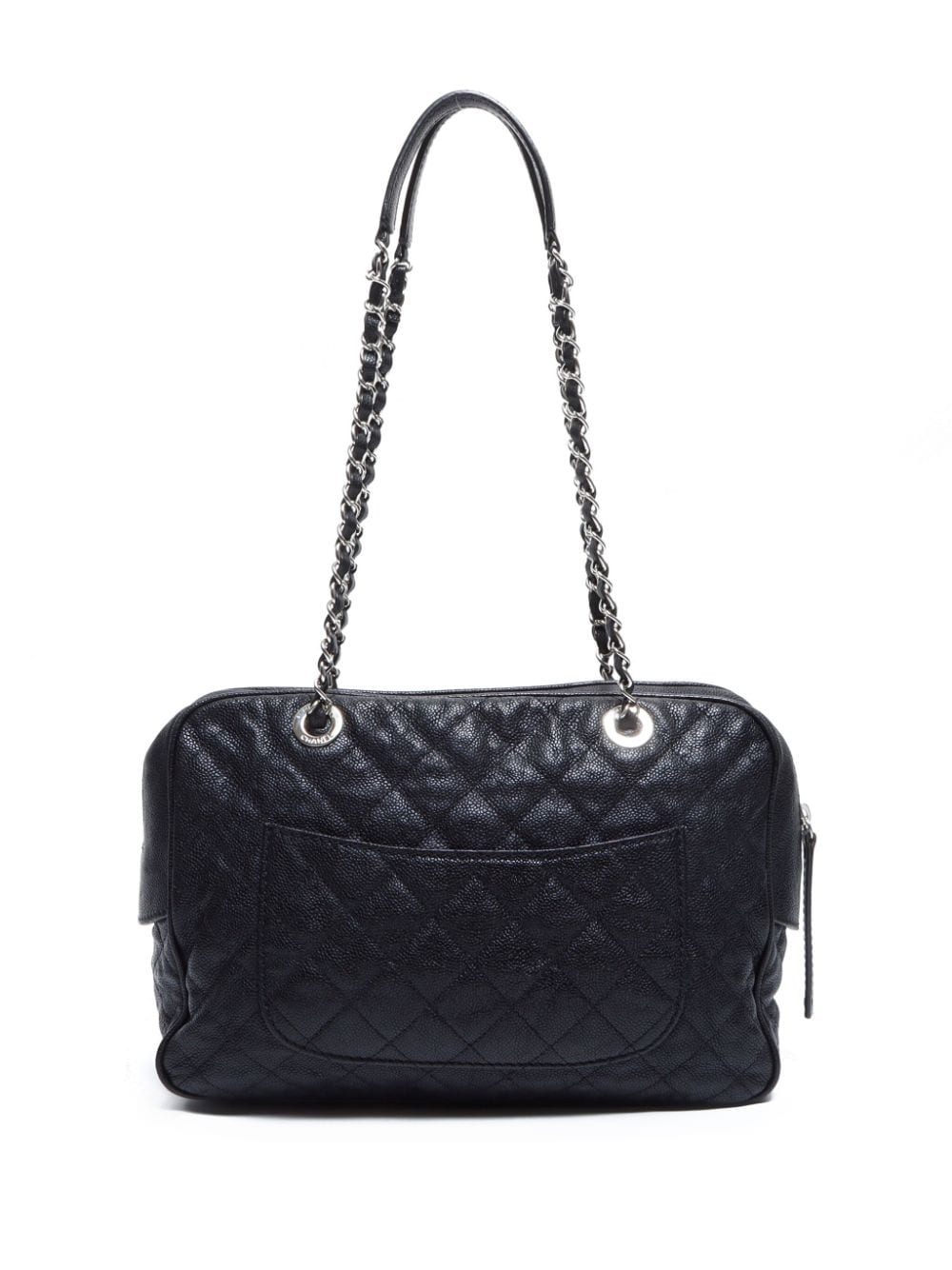 Pre-owned Chanel 2013 Matelasse Tote Bag In Black