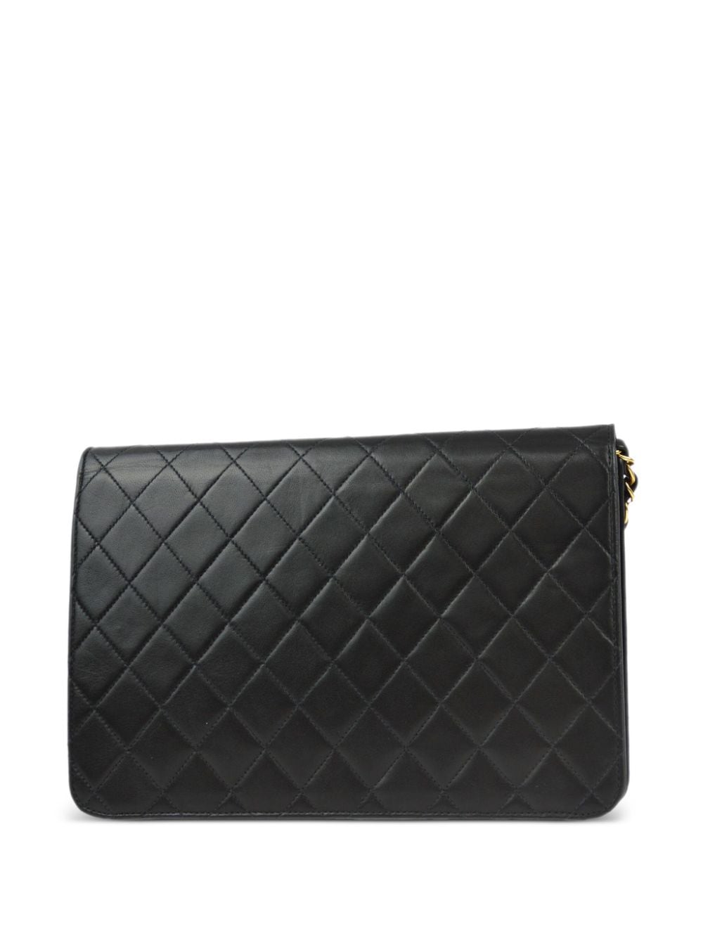 CHANEL Pre-Owned 2003 Double Flap medium schoudertas - Zwart