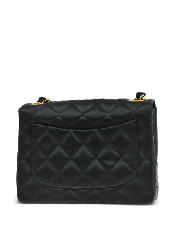 CHANEL Pre-Owned 1990 Mini Classic Square Flap 17 Shoulder Bag