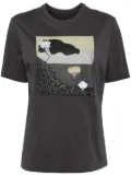 JNBY printed short-sleeved T-shirt - Grey