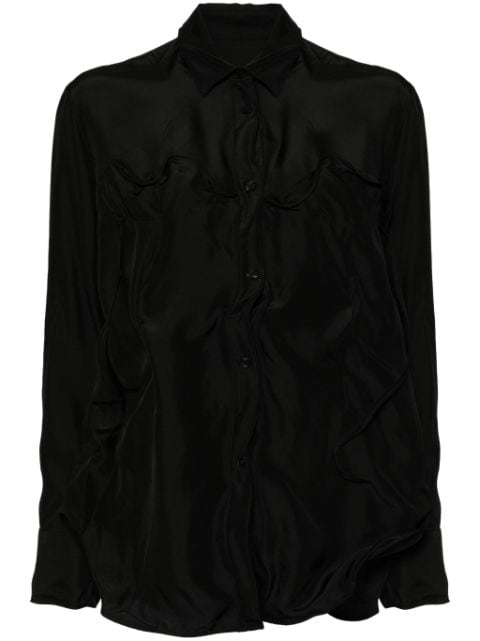 JNBY long-sleeved silk shirt 