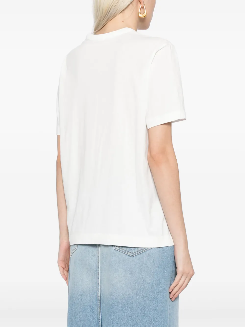JNBY T-shirt met grafische print Wit