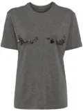 JNBY crystal-embellished T-shirt - Grey