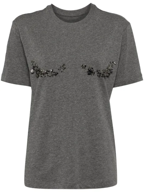 JNBY playera con detalles de cristal