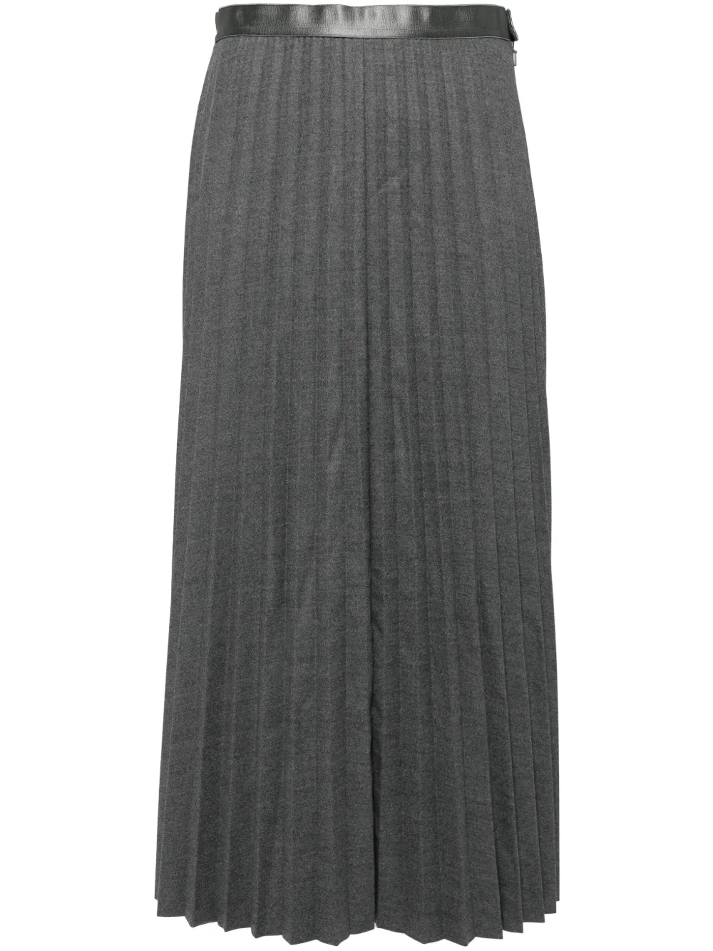 JNBY A-type pleated skirt | Grey | Image 1
