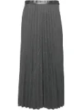 JNBY A-type pleated skirt - Grey