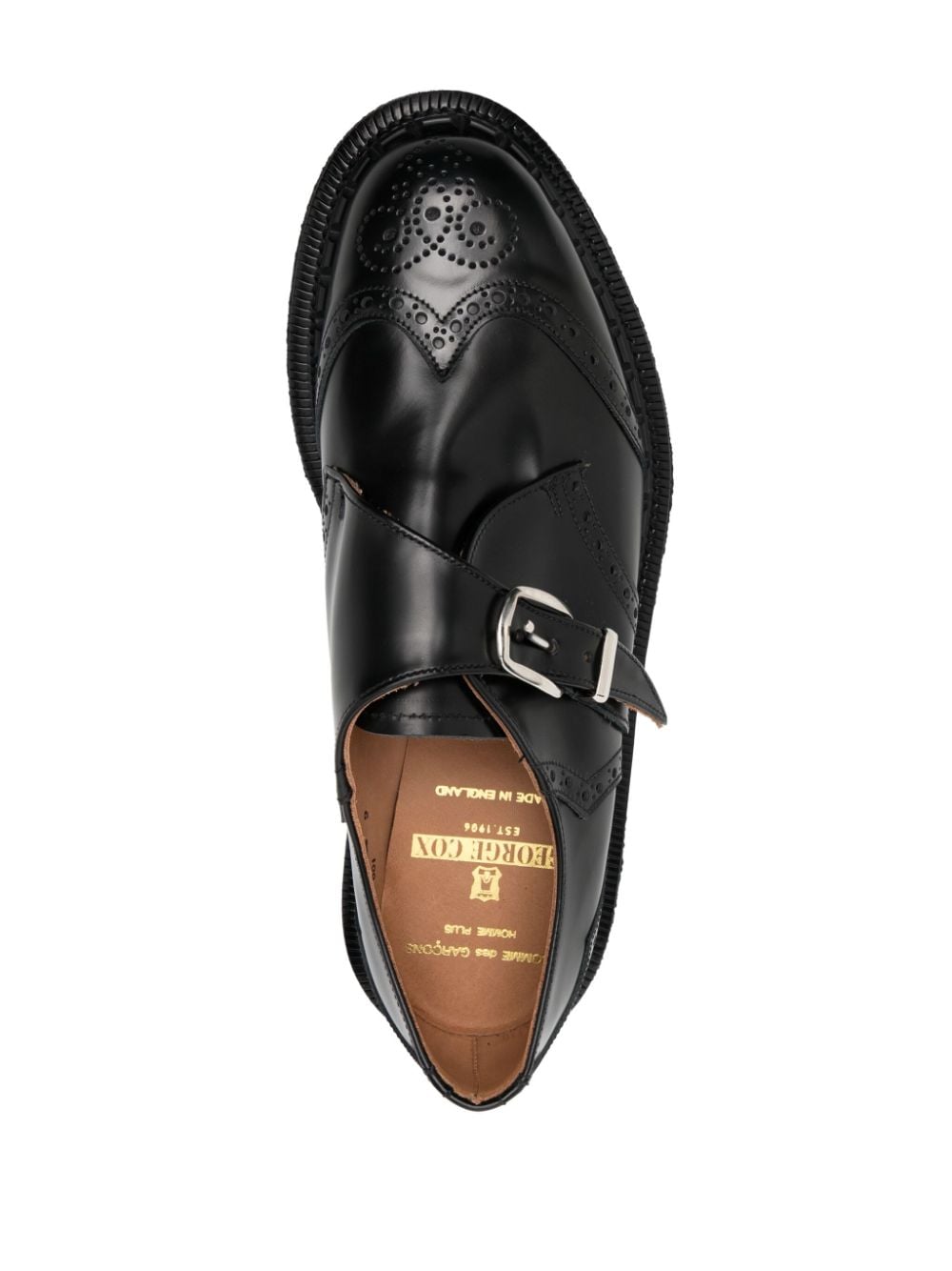 Shop Comme Des Garçons Homme Deux X George Cox Monk Shoes In Schwarz