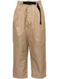 Comme des Garçons Homme buckle fastening trousers - Brown