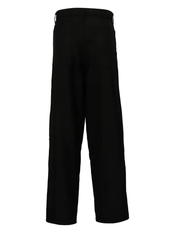 Comme Des Garçons Shirt ステッチ パンツ | ブラック | FARFETCH JP