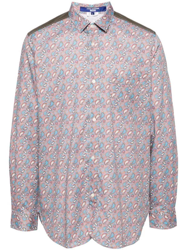 Junya Watanabe MAN ペイズリー Tシャツ | オレンジ | FARFETCH JP