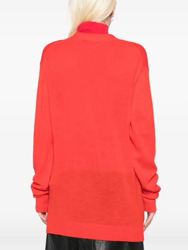 Jil Sander Jil Sanda＋ ロングカーディガン | レッド | FARFETCH JP