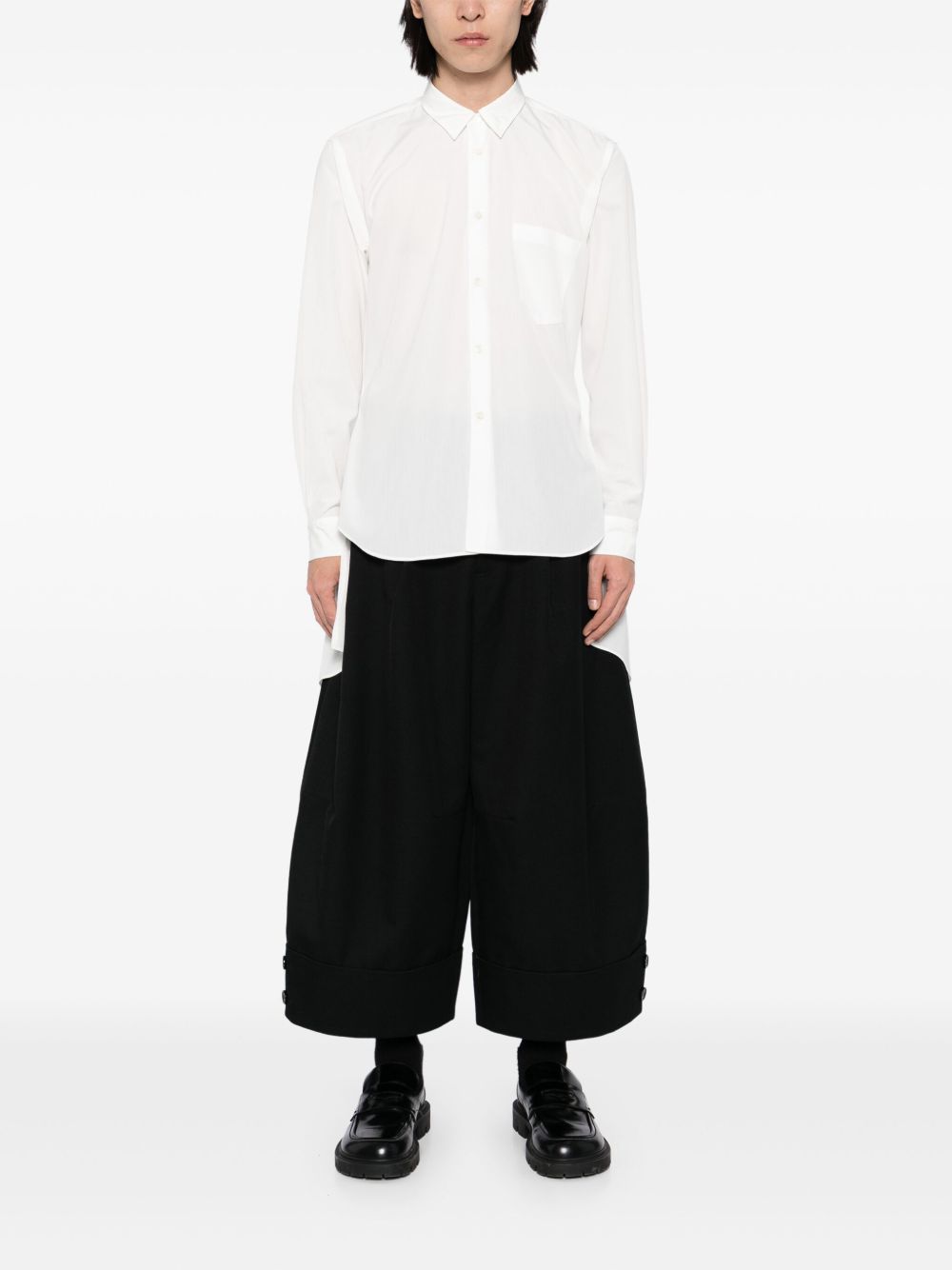 Comme des Garçons Homme Plus Overhemd met lange mouwen - Wit