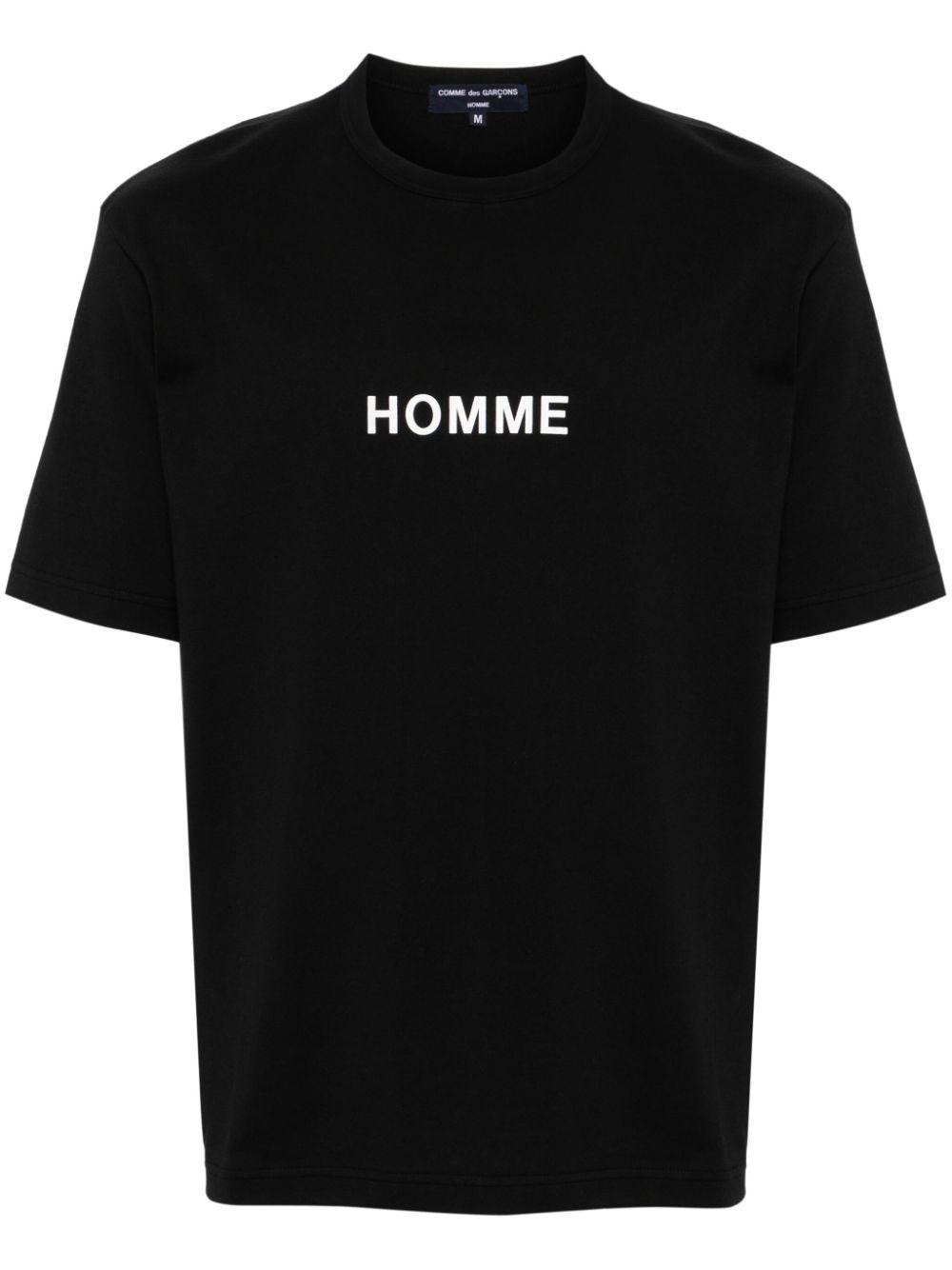 Comme des garcons homme black t shirt hotsell