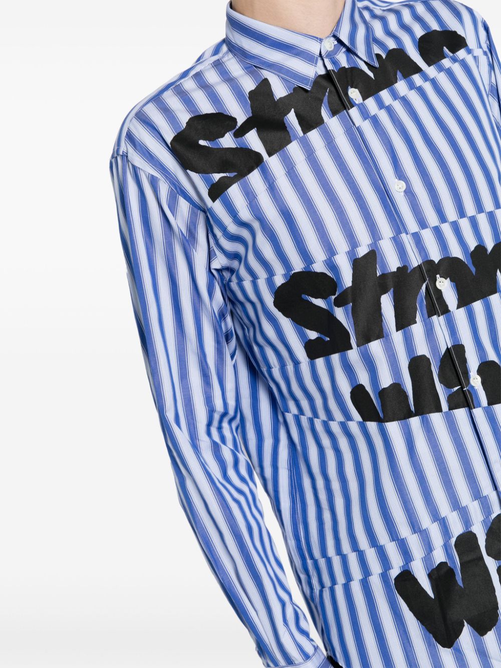 Comme Des Garcons Shirt Strong Will printed shirt Men