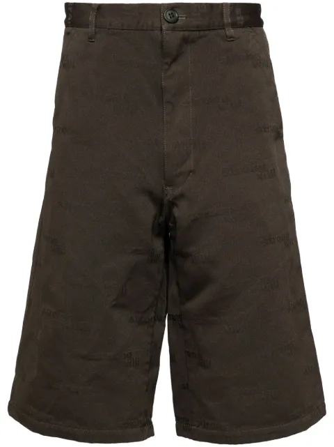 Comme Des Garçons Shirt strong will printed shorts
